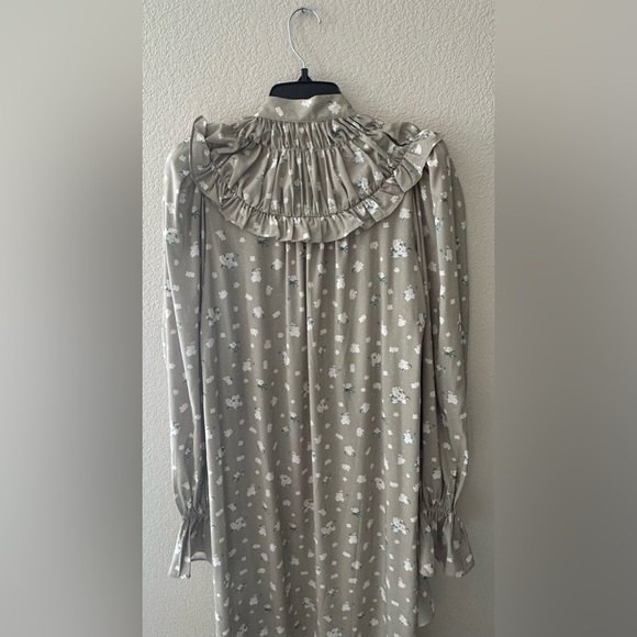 WeWoreWhat High Low Polka Dot Floral Dress Flowy Size Medium NWOT Fairycore - Picture 7 of 8